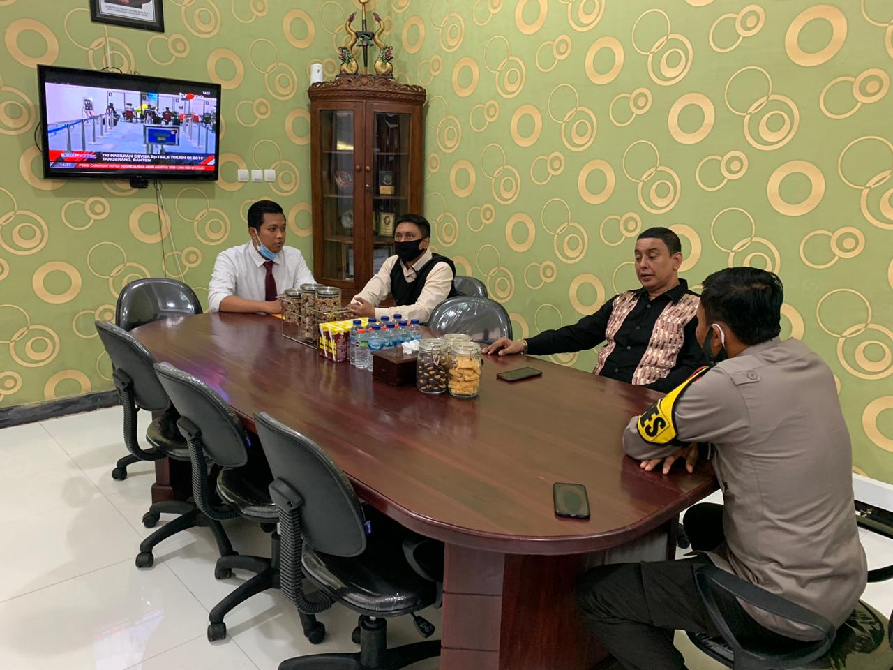 Audiensi permintaan perlindungan hukum bagi klien bersama Kapolres Sumenep